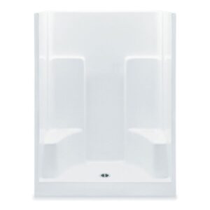 60" Shower 2-Seats -- White