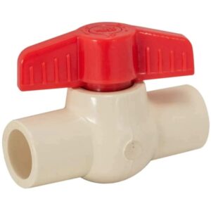 1/2" CPVC Ball Valve -- SLIP