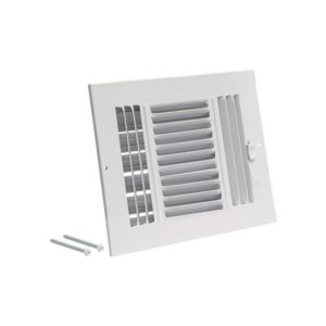 10" X 4"  3-Way Stamped Face Grill