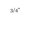 3/4"   Ell    Barb/Barb            Brass - Image 2
