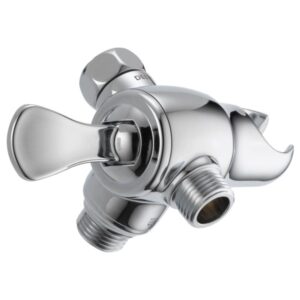 3-Way Shower Arm Diverter -- Chrome