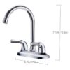 2-Handle Bar Faucet -- Chrome - Image 2