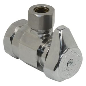 1/2 X 3/8 FIP/Comp Angle Stop -- Brass Craft