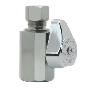 1/2 X 3/8 FIP/Comp Straight Stop -- Brass Craft