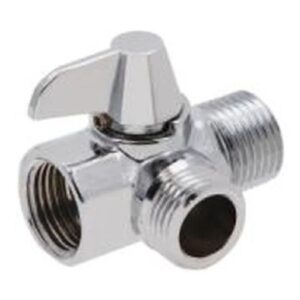 3-Way Shower Arm Diverter -- Chrome