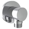 Supply Elbow -- Round -- Chrome