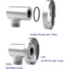 Supply Elbow -- Round -- Chrome - Image 2
