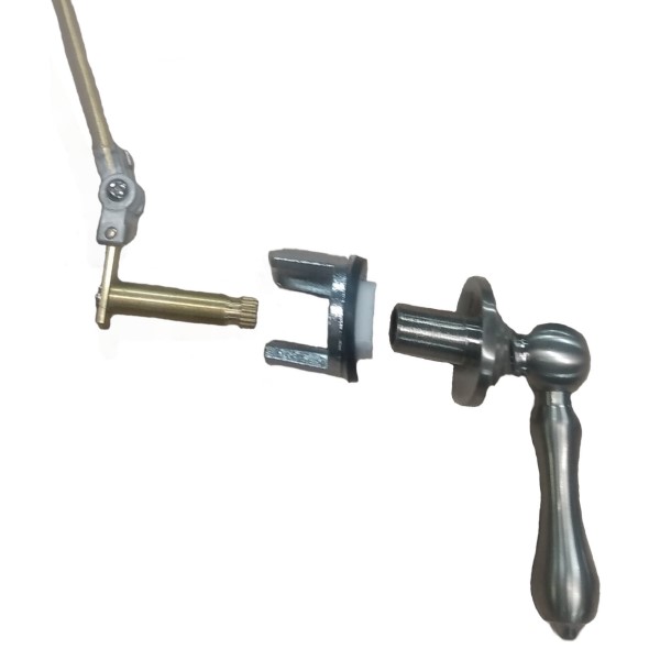Tank Trip Lever Brushed Nickel - Image 4