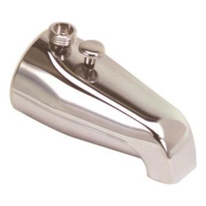 Diverter Spout  W/ 1/2" MIP Top Tap -- Chrome