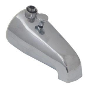 Diverter Spout  W/ 3/8" FIP Top Tap -- Chrome