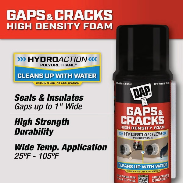 Gaps & Cracks Foam - Water Clean Up - Image 2