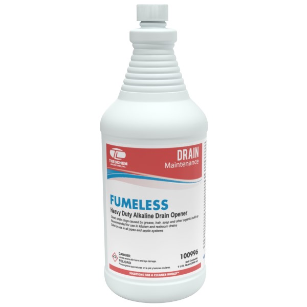 Qt. Fumeless H.D. Alkaline Drain Opener