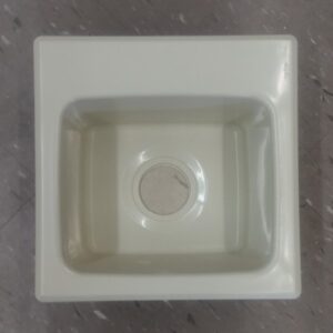 15" X 15" X 7" Bar Sink -- Biscuit