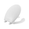 Round Open Front W/Cover -- White