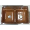 Steel Kitchen Sink -- Coppertone