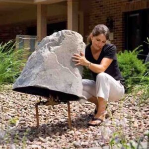 27" x 21" x 25" Dekorra Rock -- Riverbed