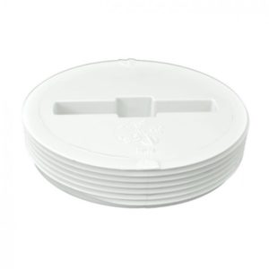 4"   Countersunk Theraded Plug   PVC-DWV