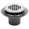 Adj. Shower Drain With S.S. Top