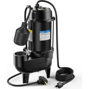 3/4-HP Sewage Ejector Pump -- Acquaer