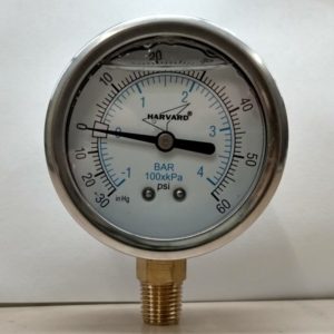 Vacuum/Pressure Gauge 2.5"DIA.  30"-60#