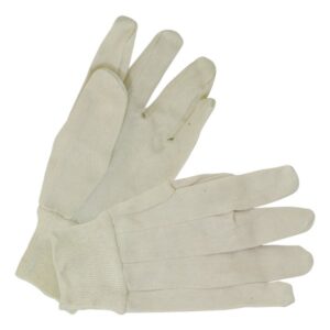 COTTON GLOVE WITH KNIT WRIST