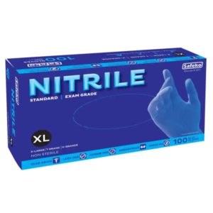 Nitrile Gloves - Blue (box of 100) LG/XL