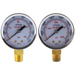 2" Gauges for Oxygen - Set of 2